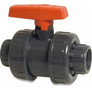 Ball valve PVC-U female thread MEGA POOL