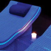 Mozaika basenowa szklana Ezarri, seria Fosfo, kolor Fosfo EZARRI