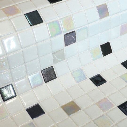 Glass pool mosaic series Fosfo, colour Draco EZARRI