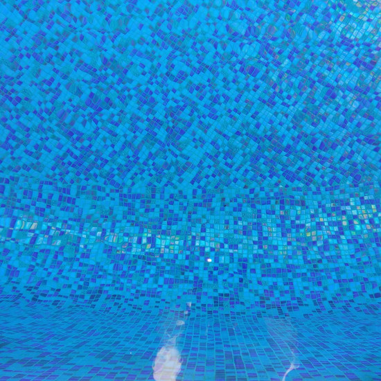 Glass pool mosaic series Topping, colour BLUEBERRIES EZARRI