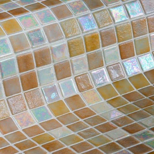 Glass mosaic pool series Iris MIX, colour SAHARA EZARRI