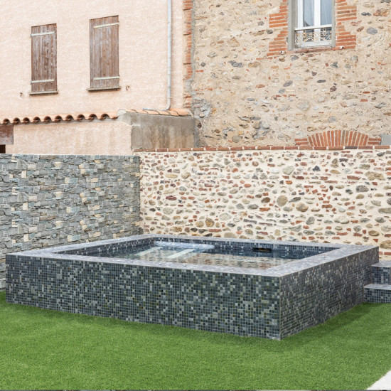 Pool glass mosaic series COCKTAIL, colour GIN FIZZ EZARRI