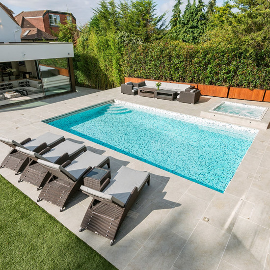 Pool glass mosaic series COCKTAIL, colour MOJITO EZARRI