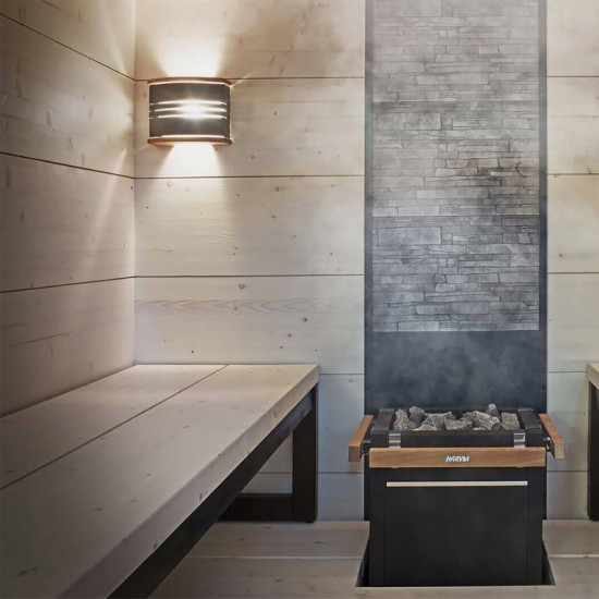 Sauna lamp with steel cover LEGEND HARVIA