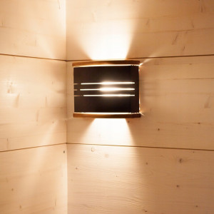 Sauna lamp with black cover LEGEND HARVIA 2