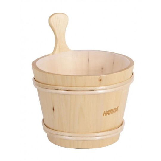 Sauna bucket with plastic insert 7L HARVIA