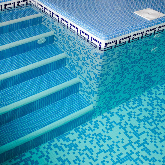 Glass pool mosaic series MIX (Melange), colour 2578-B EZARRI