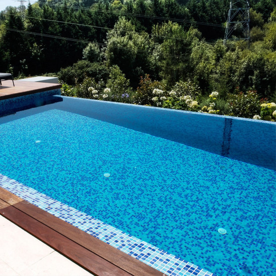 Glass pool mosaic series MIX (Melange), colour 25003-C EZARRI