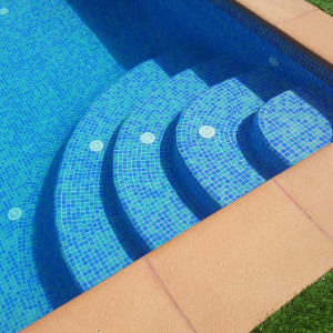 Glass pool mosaic series MIX (Melange), colour 25004-B EZARRI 2