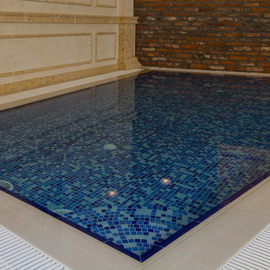 Glass pool mosaic series MIX (Melange), colour 25002-C EZARRI