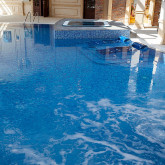 Glass pool mosaic series MIX (Melange), colour 25002-C EZARRI