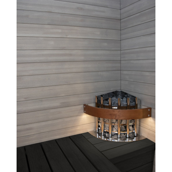 Electric sauna heater HARVIA GLOW CORNER 6,8kW with XENIO controller