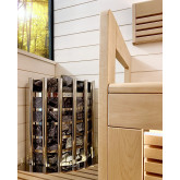 Electric sauna heater HARVIA GLOW CORNER 6,8kW with XENIO controller