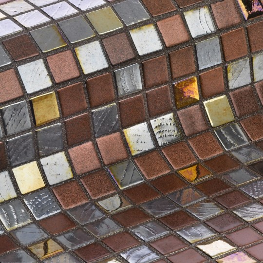 Mozaika basenowa szklana seria COCKTAIL, kolor BLOODY MARY EZARRI