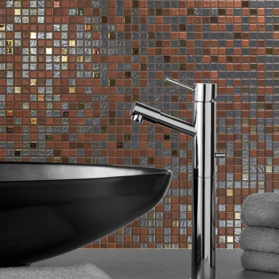 Pool glass mosaic series COCKTAIL, colour BLOODY MARY EZARRI