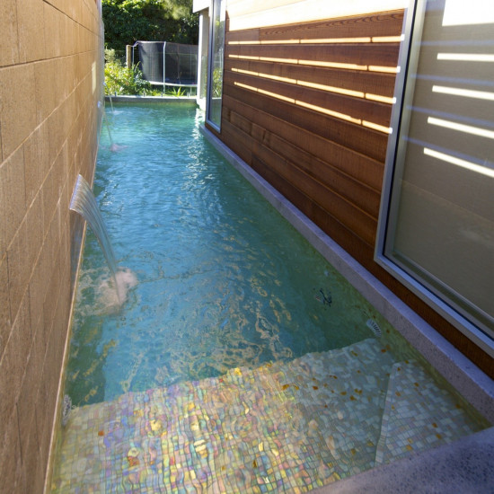 Glass mosaic pool series COCKTAIL, colour BELLINI EZARRI