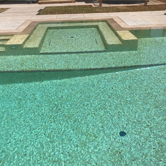 Glass mosaic pool series COCKTAIL, colour BELLINI EZARRI