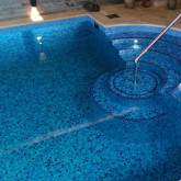 Glass mosaic pool series COCKTAIL, colour LONG ISLAND EZARRI