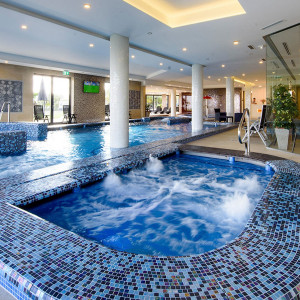 Glass mosaic pool series COCKTAIL, colour BLUE LAGOON EZARRI 2