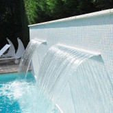 Glass mosaic pool series Vulcano, colour TEIDE EZARRI