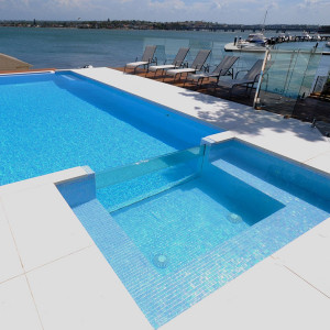 Glass mosaic pool series Vulcano, colour STROMBOLI EZARRI 2