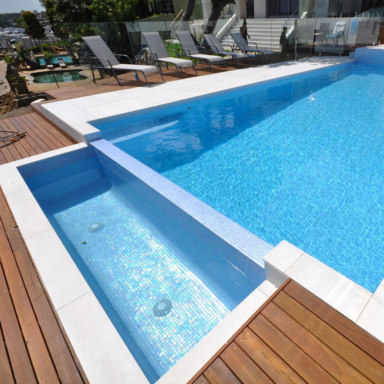 Glass mosaic pool series Vulcano, colour STROMBOLI EZARRI