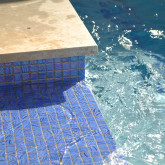 Glass mosaic pool series Vulcano, colour SANTORINI EZARRI