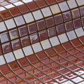 Pool glass mosaic Metal series, colour OPALO EZARRI