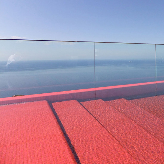 Pool glass mosaic Metal series, colour RUBI EZARRI