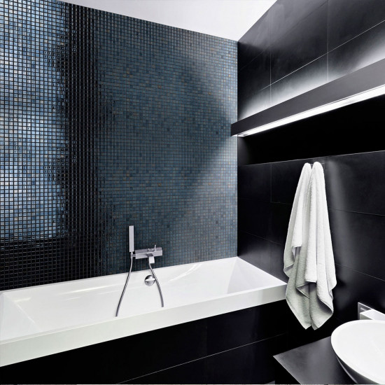 Pool glass mosaic Metal series, colour LAVA EZARRI