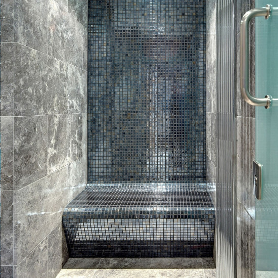Pool glass mosaic Metal series, colour LAVA EZARRI