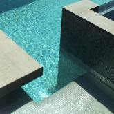 Pool glass mosaic Metal series, colour INOX EZARRI