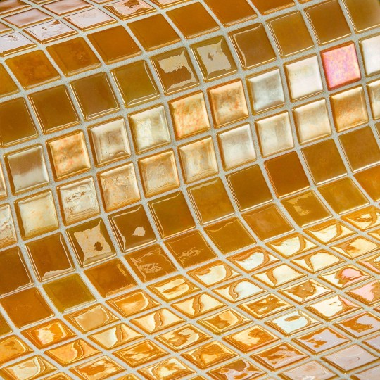 Mozaika basenowa szklana seria Metal, kolor AURUM EZARRI