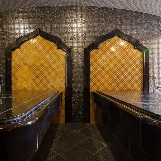 Pool glass mosaic Metal series, colour AURUM EZARRI