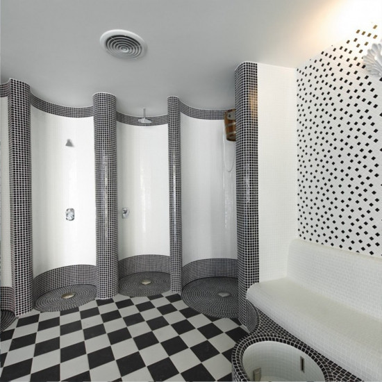 Pool glass mosaic, Ondulato series, colour 2530-D EZARRI