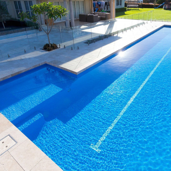 Glass pool mosaic, Niebla series, colour 2505-A EZARRI