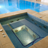 Glass pool mosaic, Niebla series, colour 2505-A EZARRI