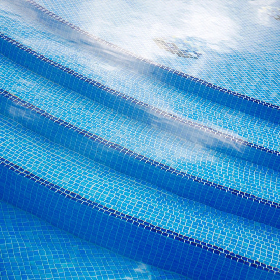 Glass pool mosaic, Niebla series, colour 2505-A EZARRI