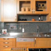 Glass pool mosaic, Niebla series, colour 2501-B EZARRI