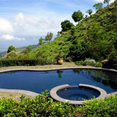 Glass pool mosaic, Niebla series, colour 2501-B EZARRI