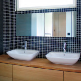 Glass pool mosaic, Niebla series, colour 2501-B EZARRI