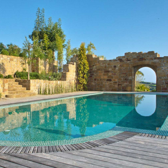 Pool glass mosaic, Niebla series, colour 2586-B EZARRI