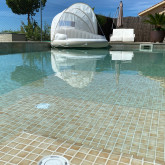 Pool glass mosaic, Niebla series, colour 2596-B EZARRI