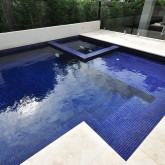 Glass pool mosaic, Niebla series, colour 2503-D EZARRI