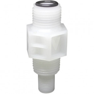 Dosing valve for pool chemicals PVDF 6/4 mm, 1/2" EMEC 2
