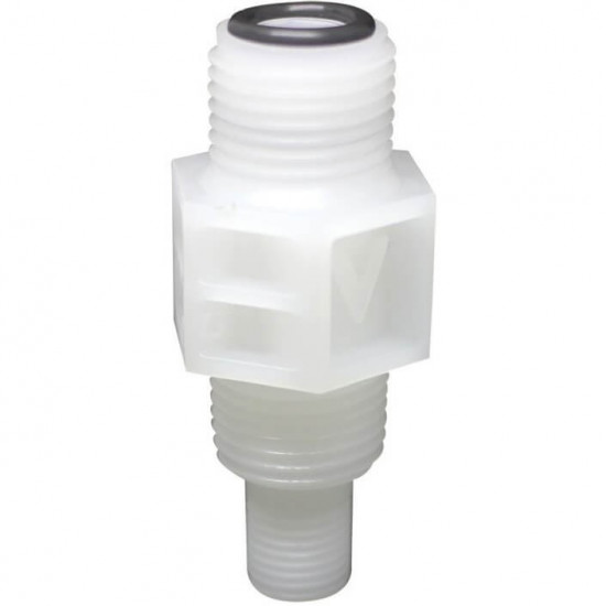Dosing valve for pool chemicals PVDF 6/4 mm, 1/2" EMEC