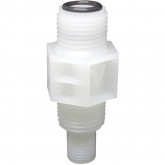 Dosing valve for pool chemicals PVDF 6/4 mm, 1/2" EMEC