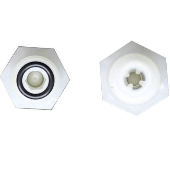 Dosing valve for pool chemicals PVDF 6/4 mm, 1/2" EMEC