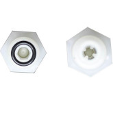 Dosing valve for pool chemicals PVDF 6/4 mm, 1/2" EMEC