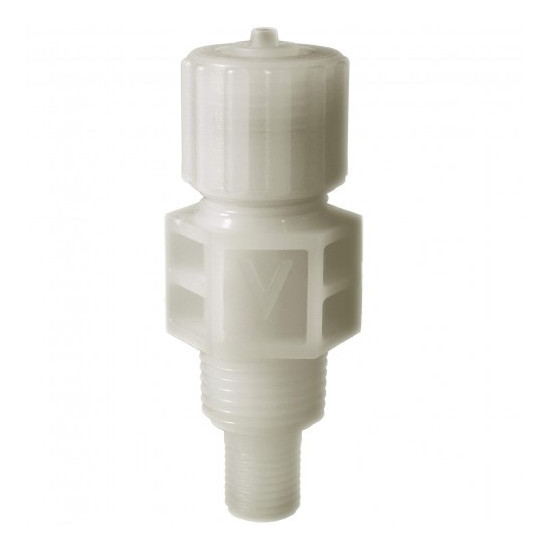 Dosing valve for pool chemicals PVDF 6/4 mm, 1/2" EMEC